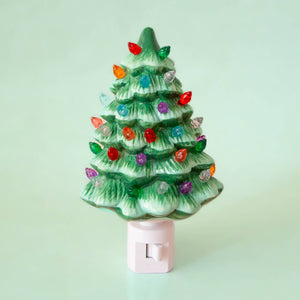 Vintage Tree Night Light | Green