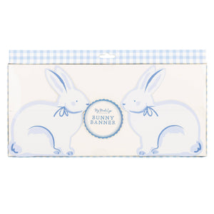Blue Bunny Banner