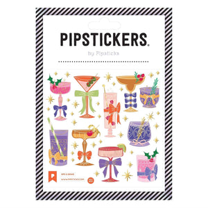 Sips & Bows Sticker Sheet