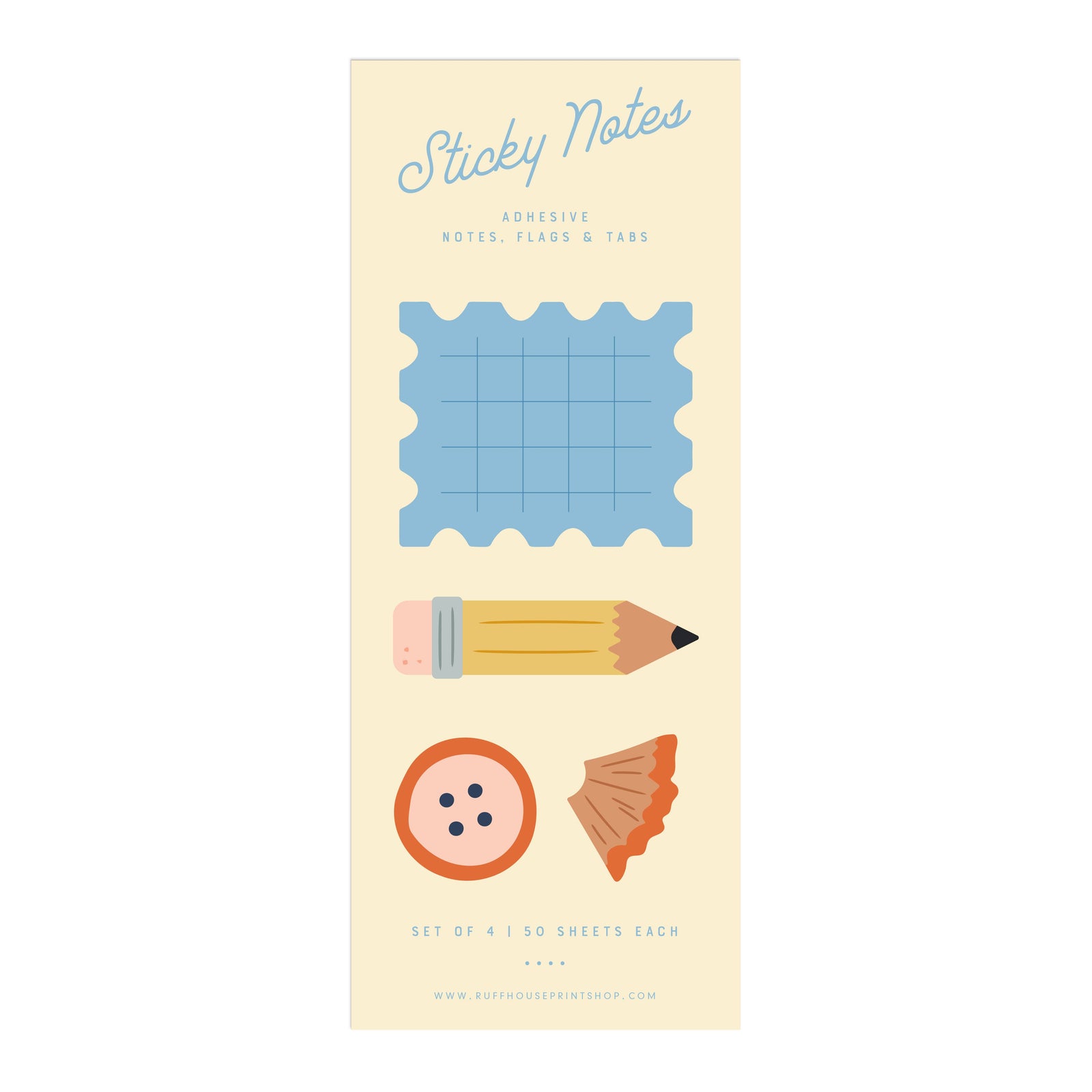 Stamp Sticky Page Flags and Tabs