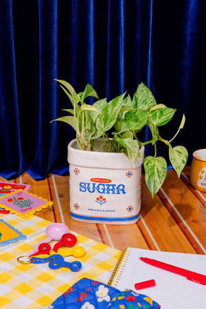 Ceramic Planter, Sugar Jar