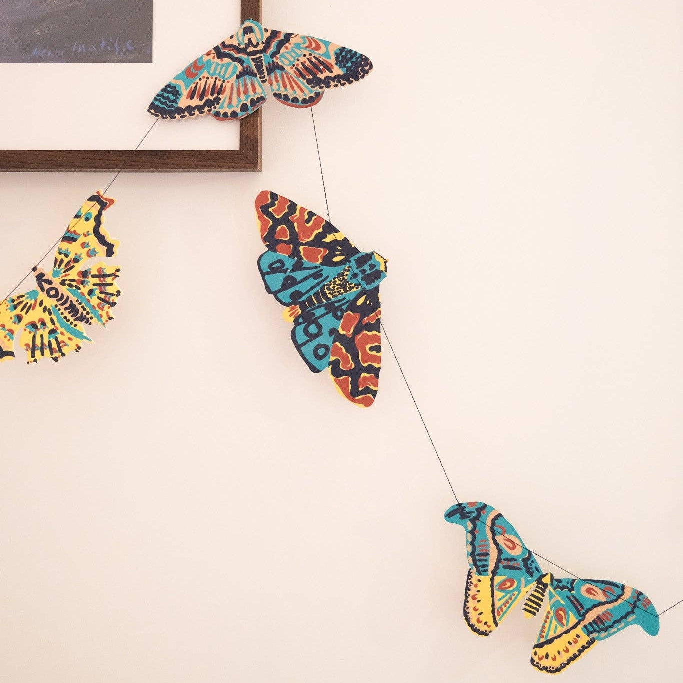 Moths Sewn Garland
