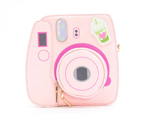 Oh Snap Instant Camera Handbag Pink