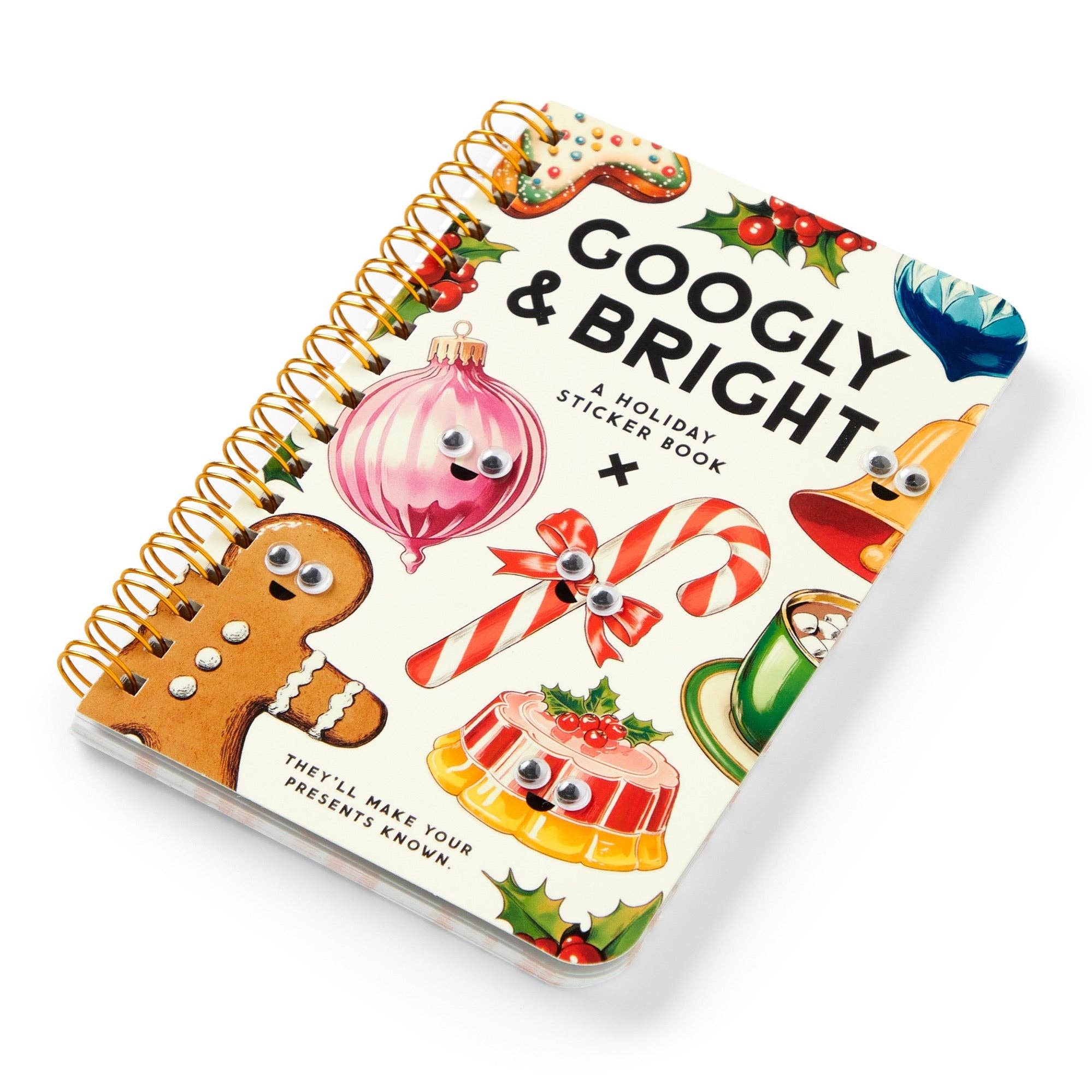 Brass Monkey Googly & Bright Holiday Sticker Book