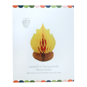 Camp Explorer Campfire Honeycomb Decoration