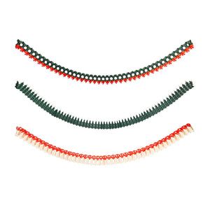 Tree, Wreath and Bell Honeycomb Garland Set (set of 3!)