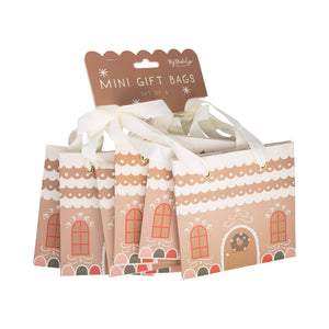 Gingerbread House Gift Bag Set