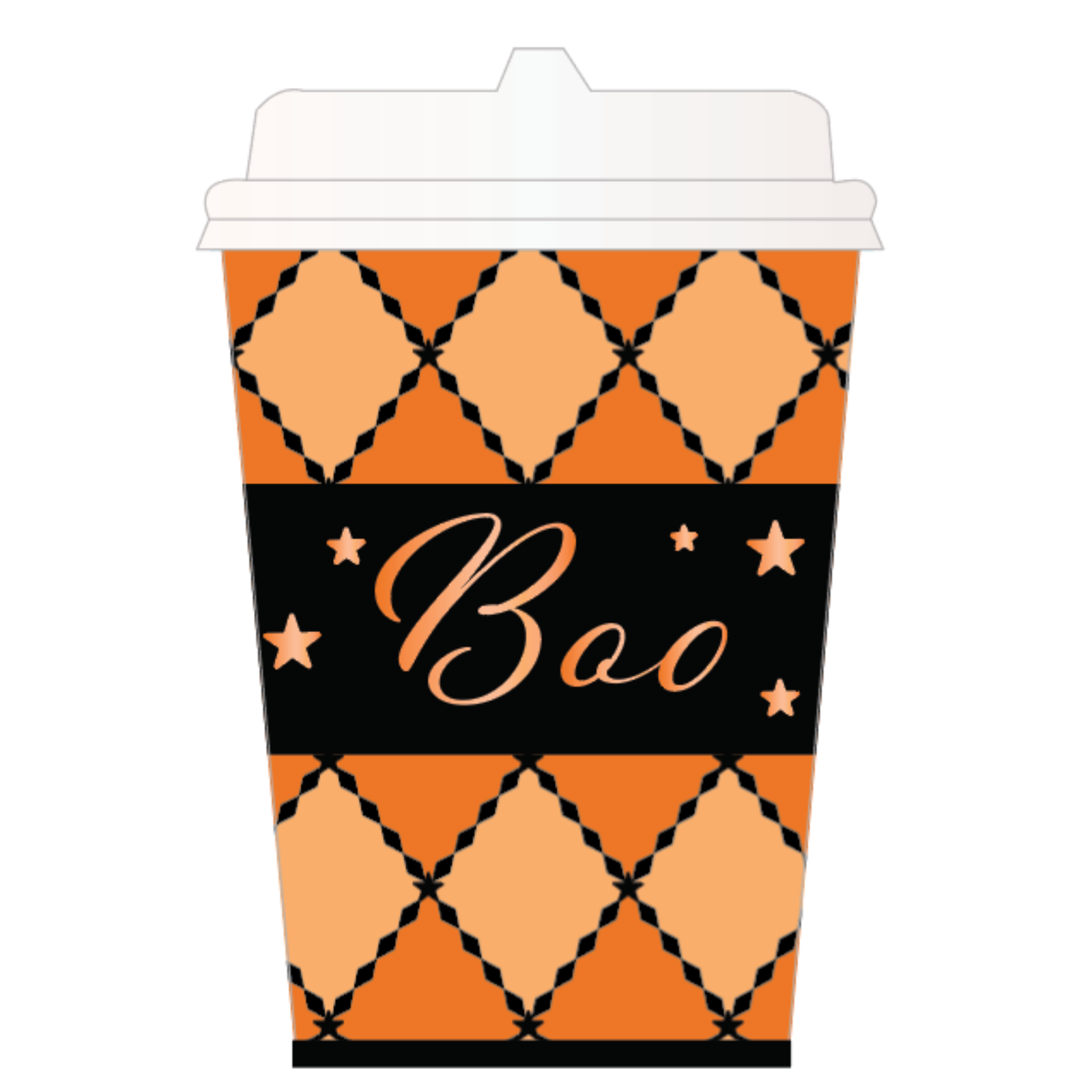 Vintage Halloween Boo Hot Cups (Set of 8)
