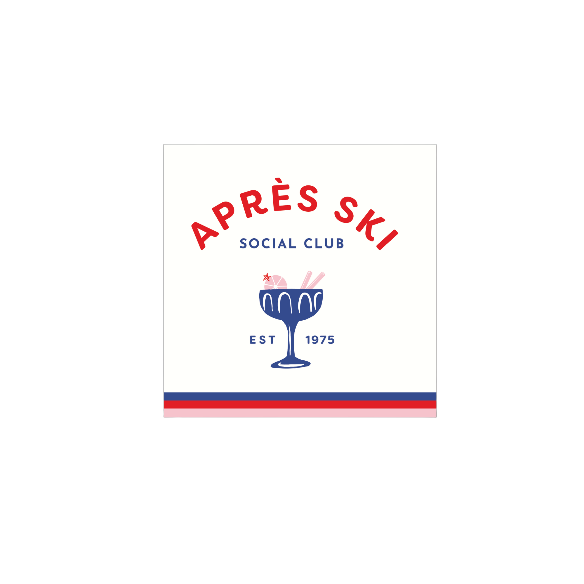 Apres Ski Cocktail Napkins