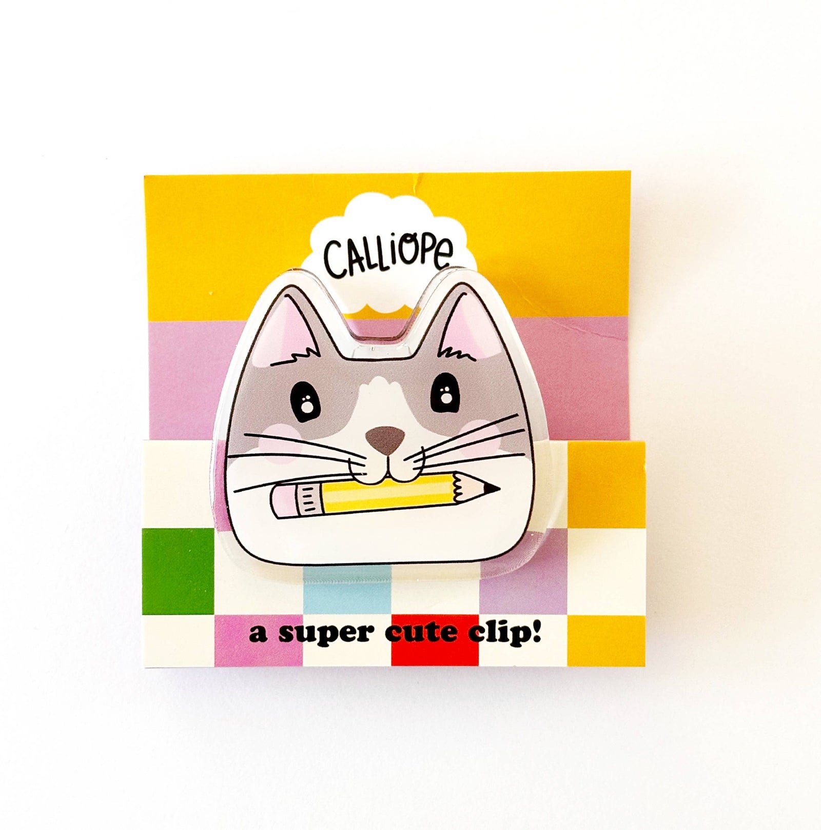 Potato and Pencil Cat Clip