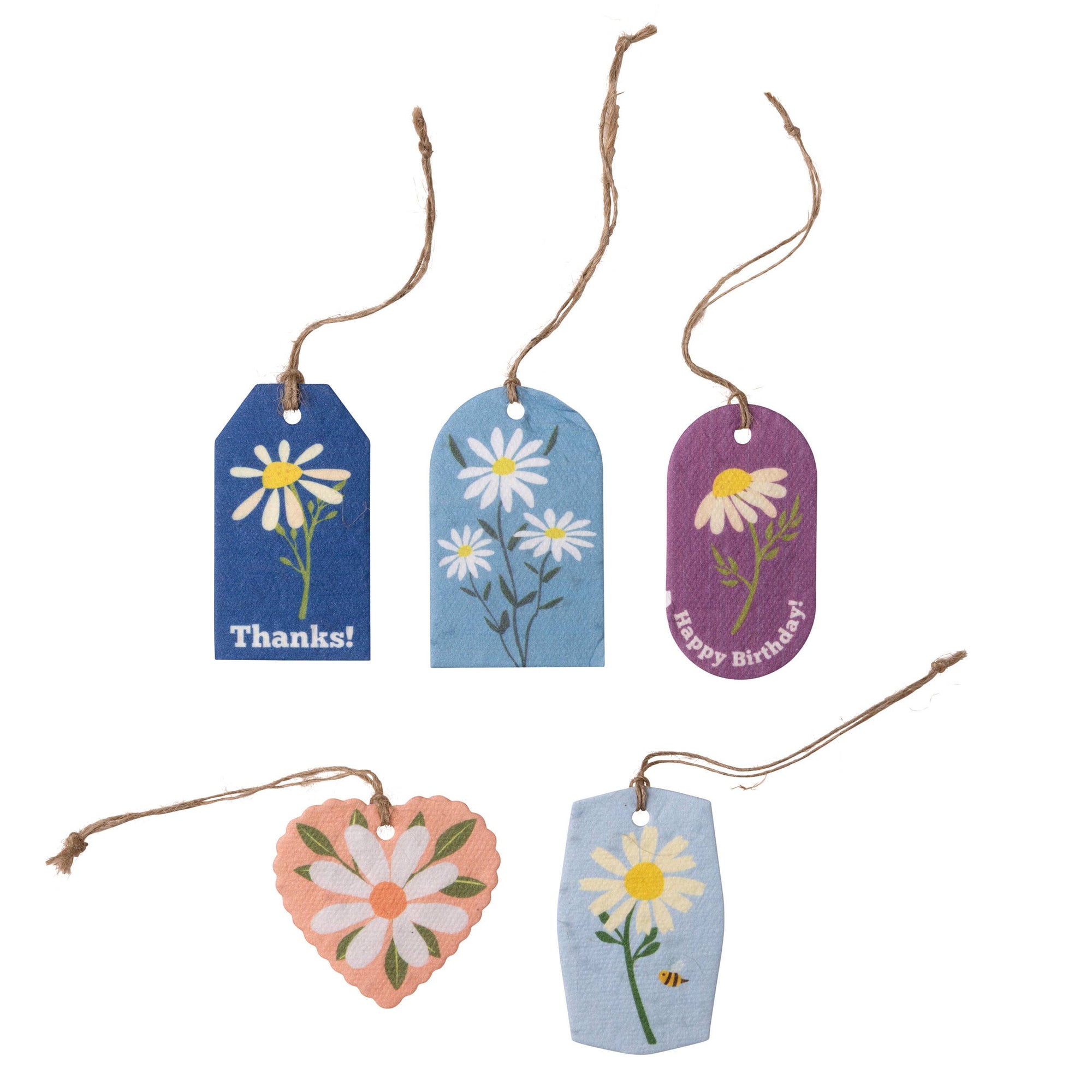 Daisies Plantable Seed Gift Tags