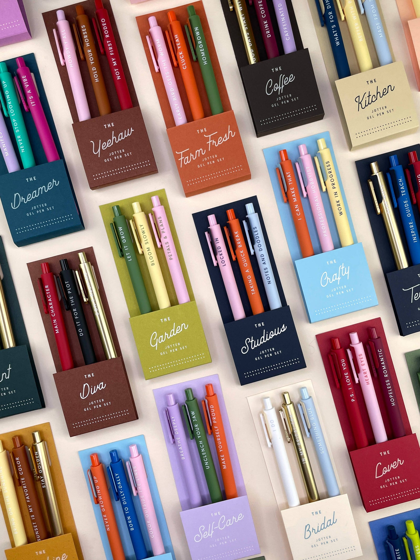 Garden Jotter Gel Pen Set