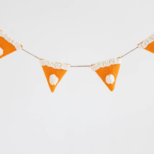 Felt Pumpkin Pie Garland