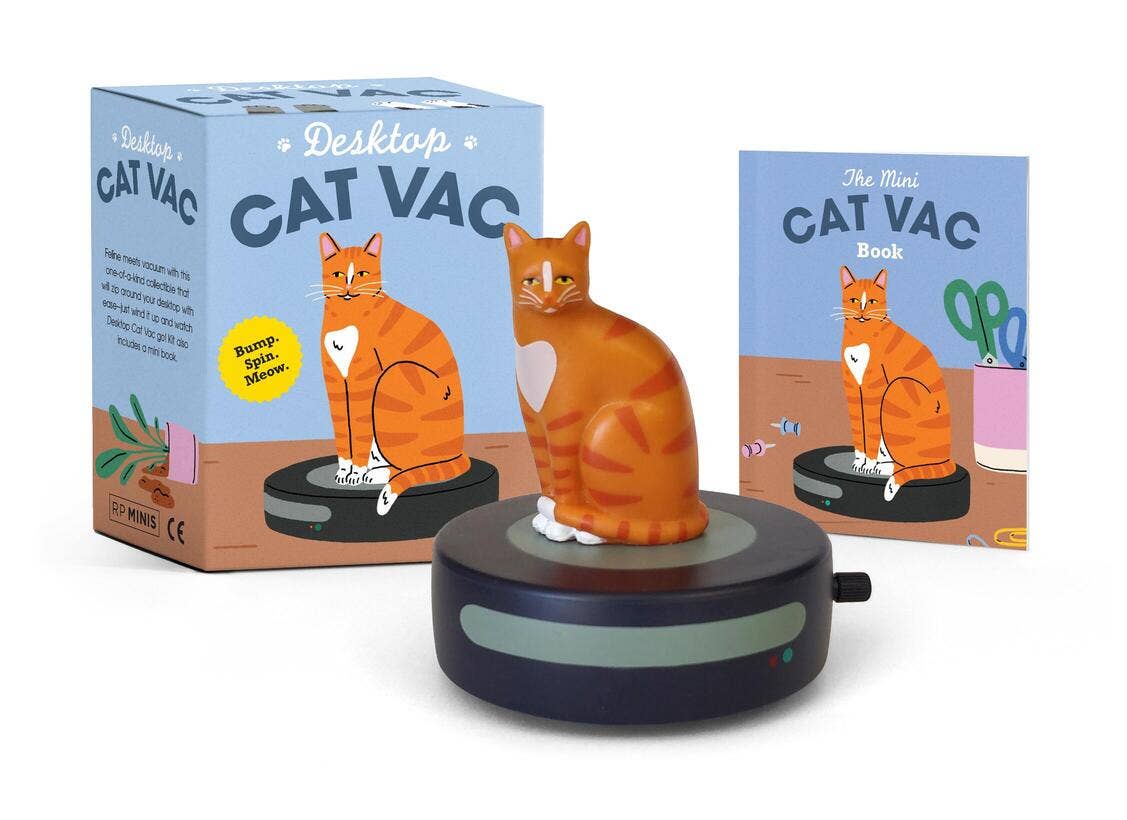 Desktop Cat Vac Wind-Up Toy
