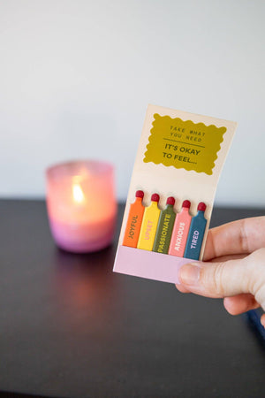 Feelings Affirmations Matchbook