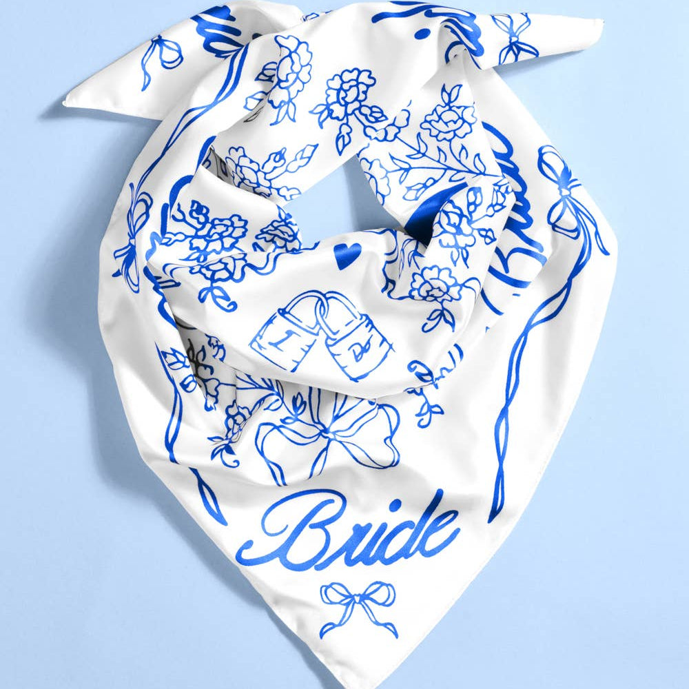Bride Slik Hair Scarf