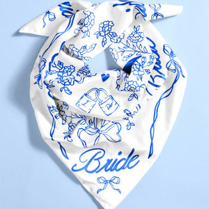 Bride Slik Hair Scarf