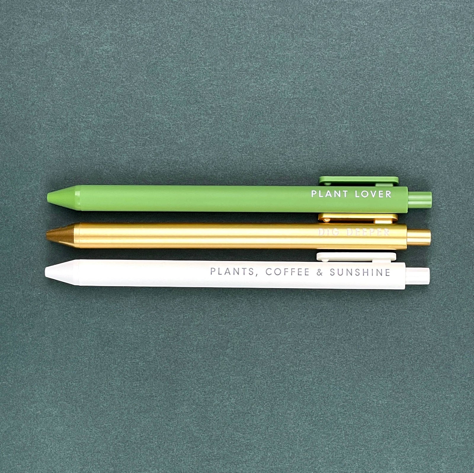Plant Jotter Gel Pen Set