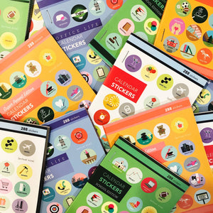 Calendar Stickers Super Parent Edition