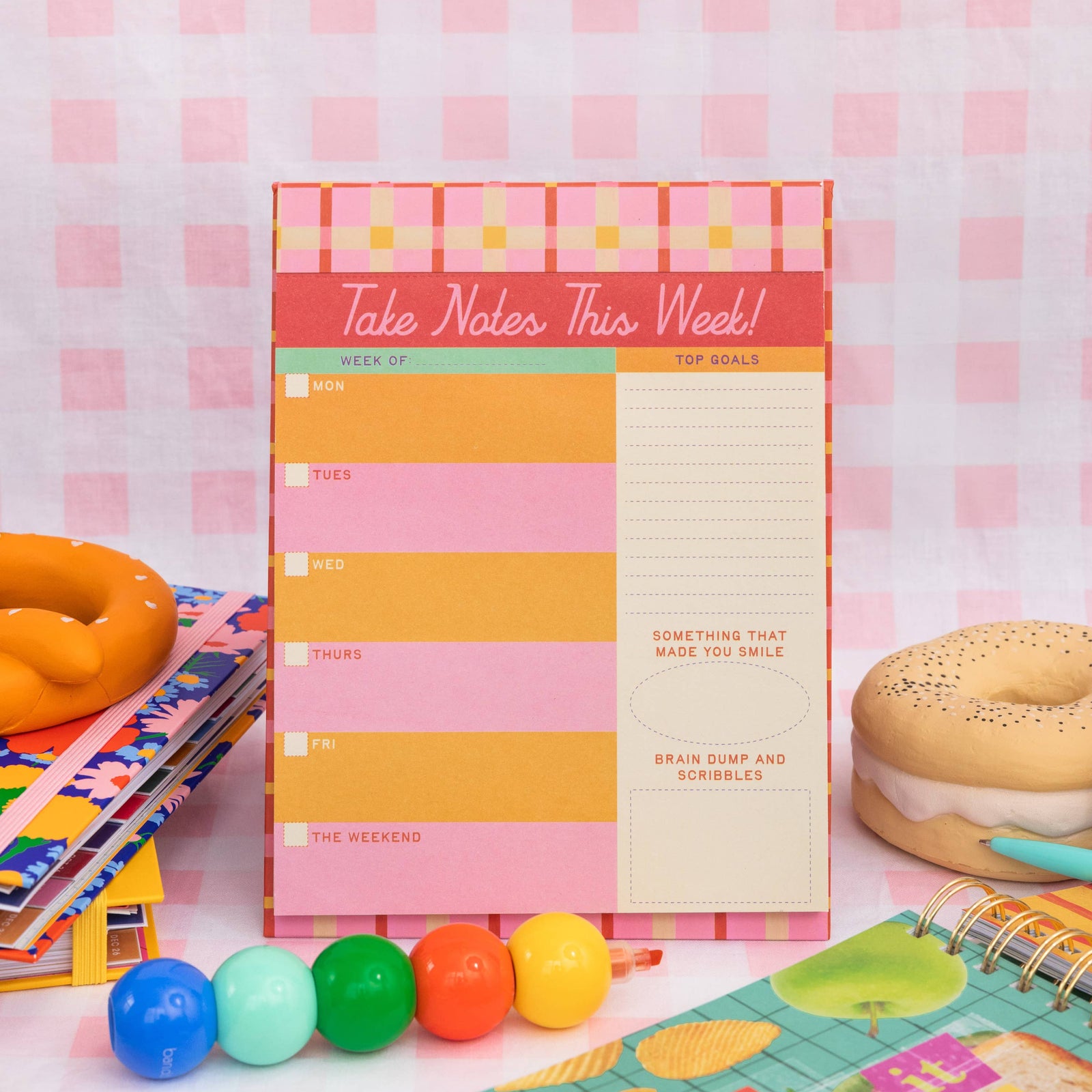 Take Notes This Week Desk Planner