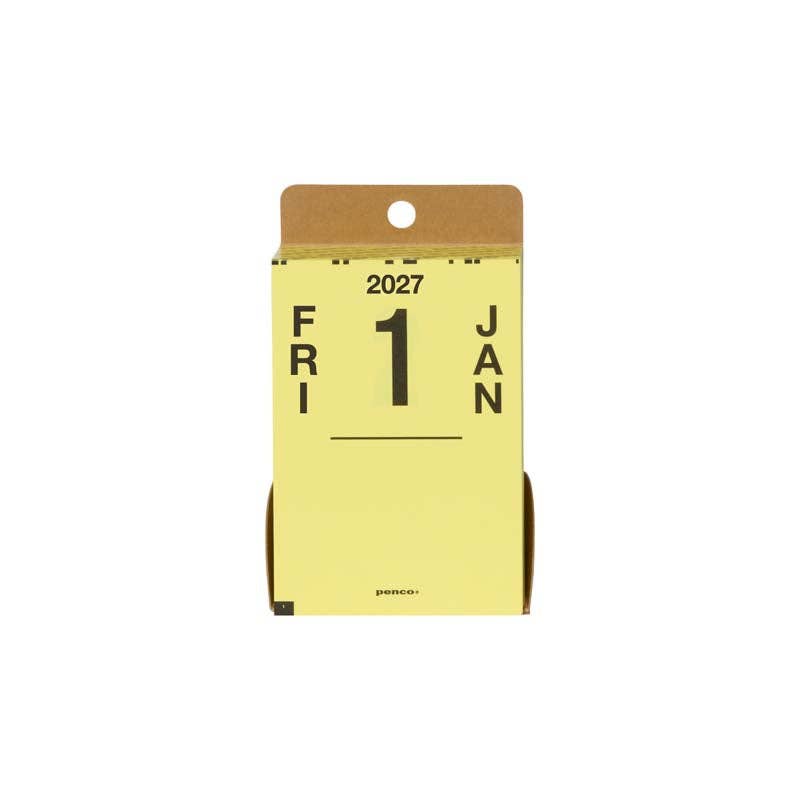 2027 Penco Memo Block Calendar(Penco)