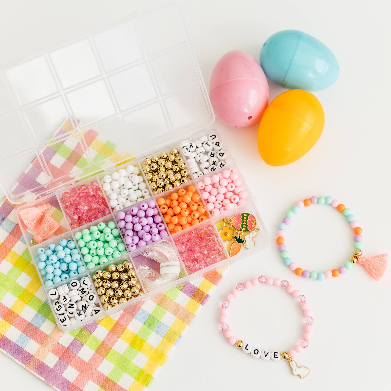 Easter Basket DIY Bunny Bracelet Craft Kit