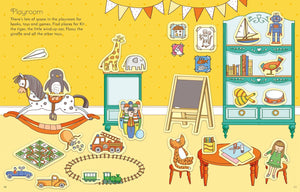 First Sticker Book Dollhouse : Usborne