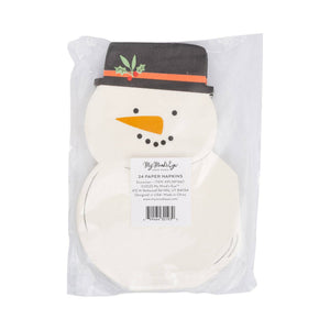Snowman Shaped Guest Napkin