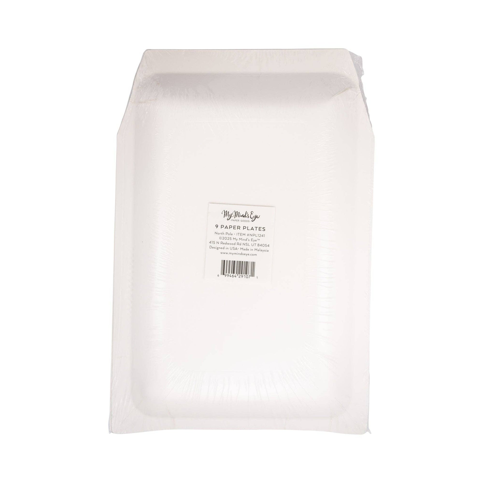 North Pole Village Plate Set