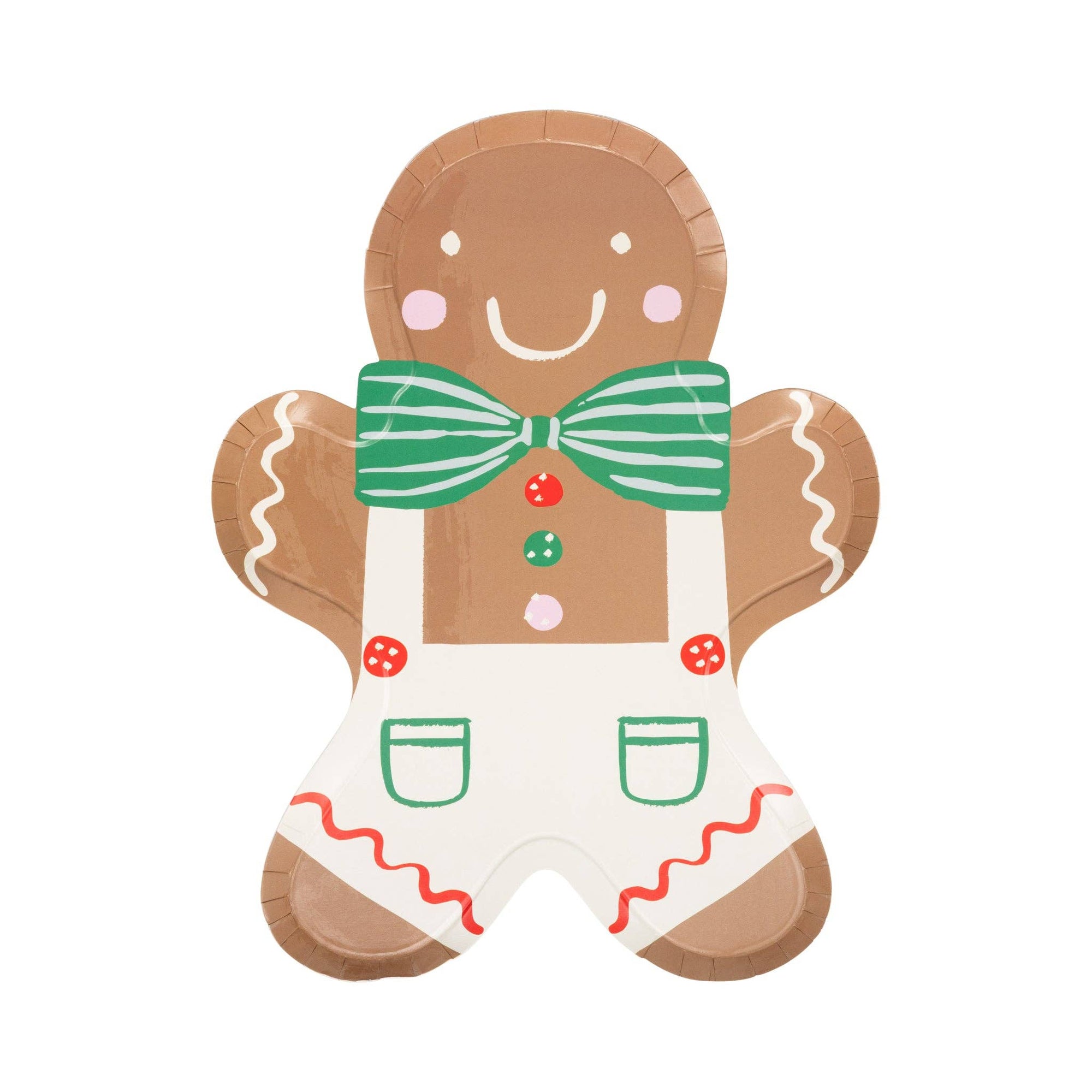 Fancy Gingerbread Man Plate