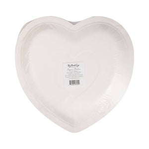 Folk Heart Shaped Plate