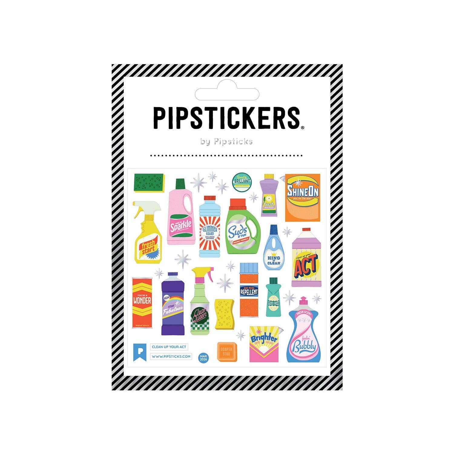 Clean Up Your Act Stickers