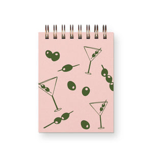 Martini Pattern Mini Jotter Notebook