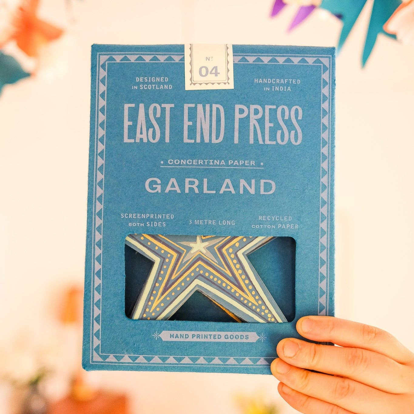 Stars Concertina Garland