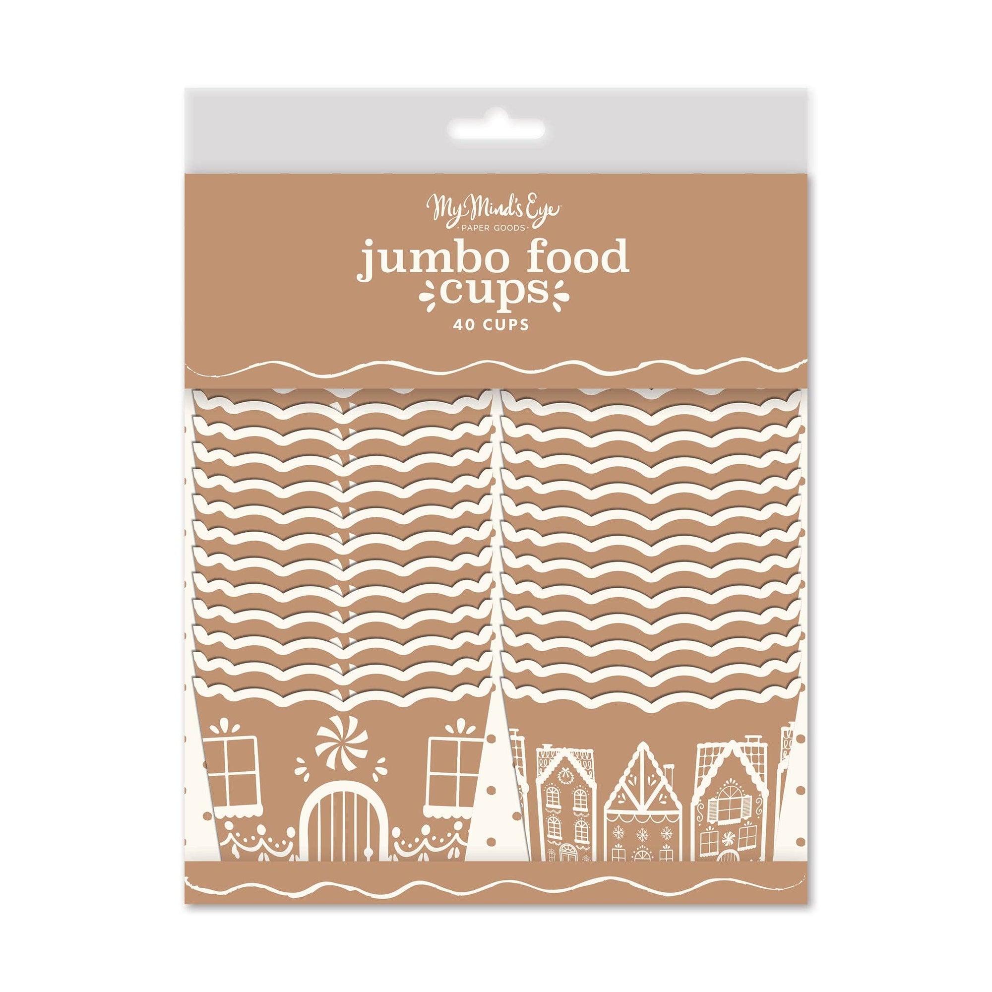 Gingerbread Jumbo Baking Food Cups