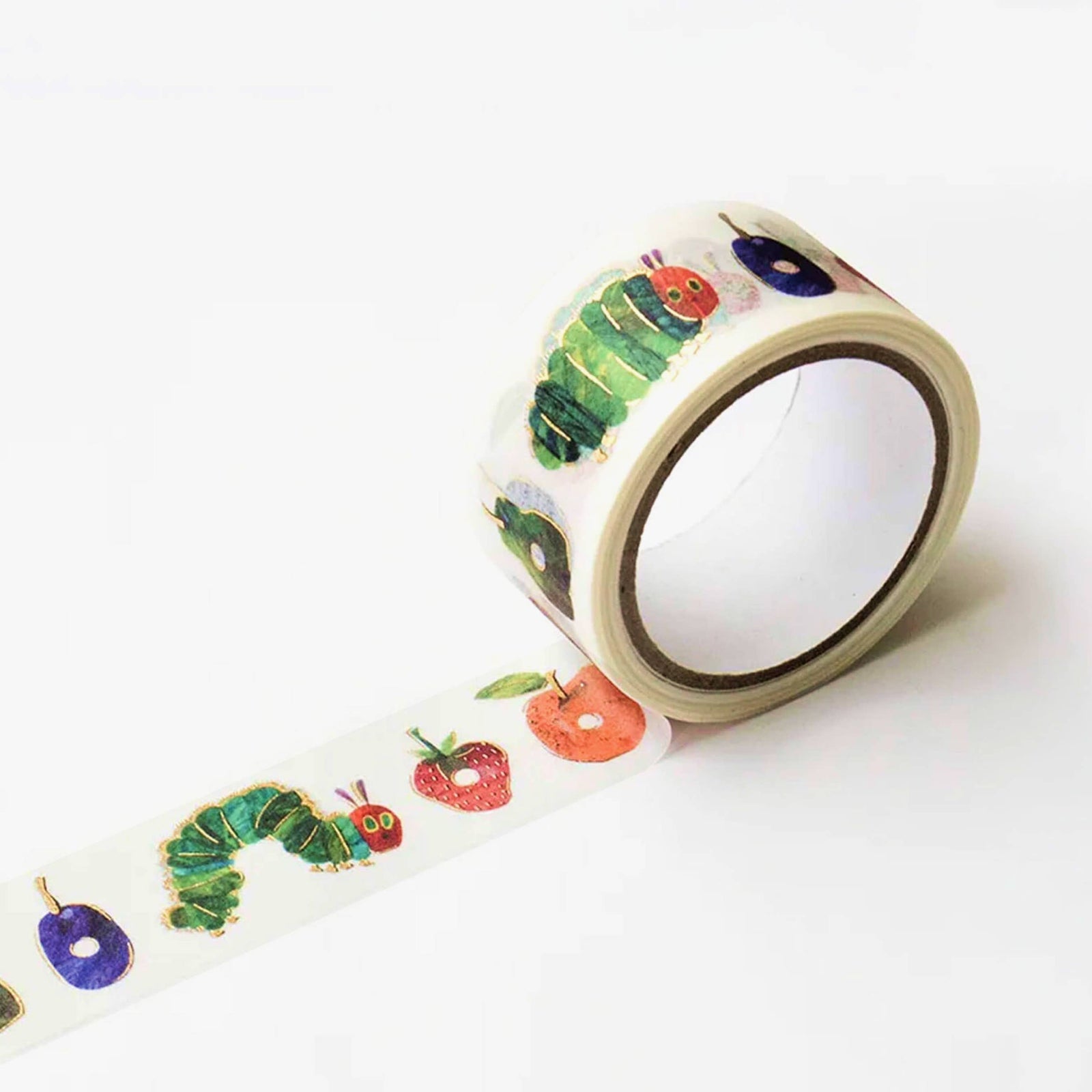 The Very Hungry Caterpillar Gold Foil Washi Tape
