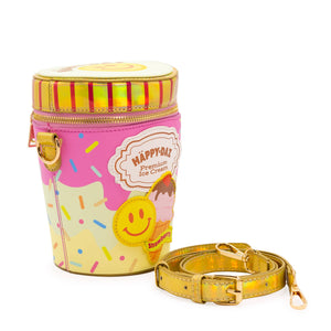 Happy Daz Strawberry Ice Cream Tub Handbag