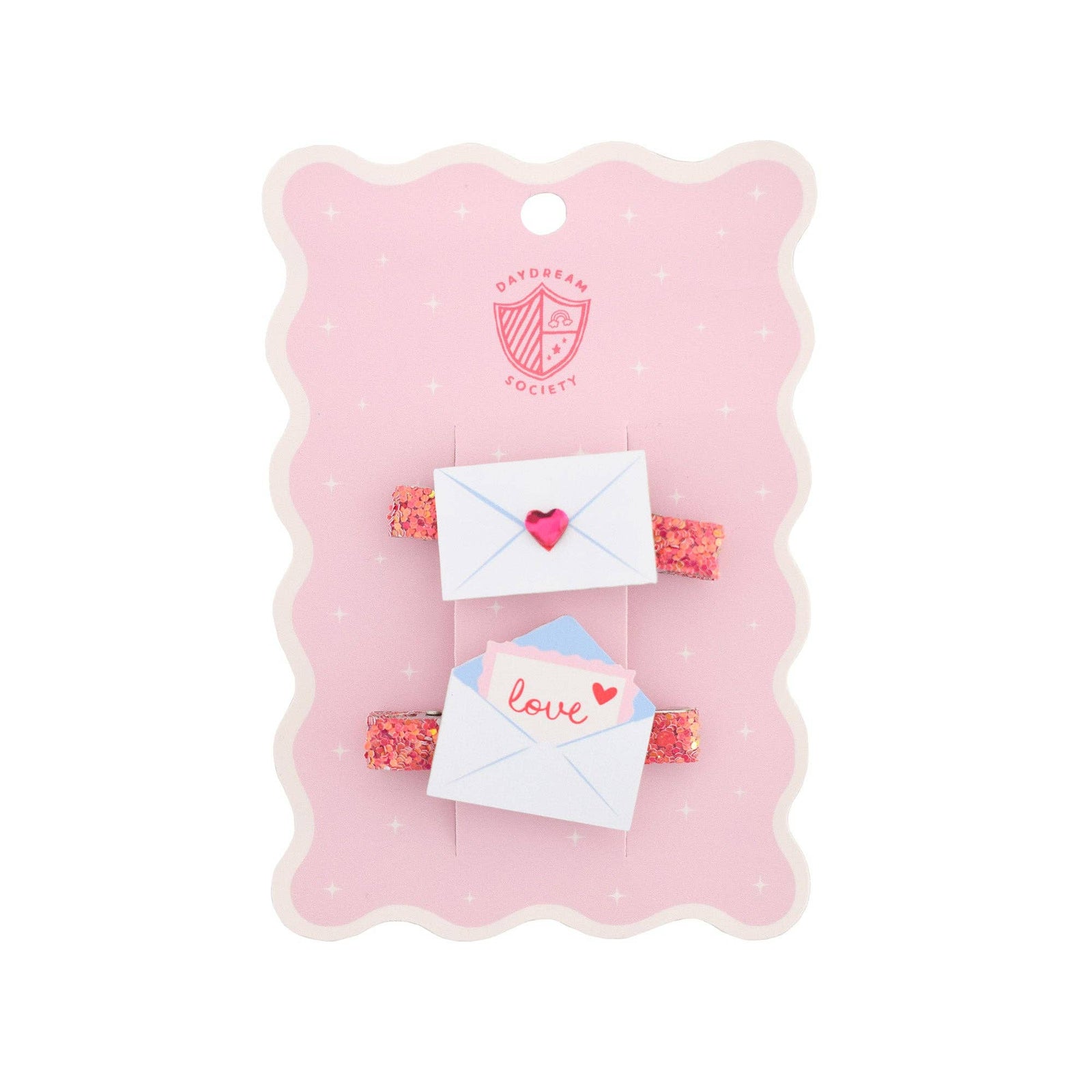 Love Birds Love Notes Hair Clip Set