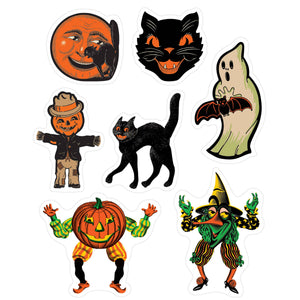 Vintage Halloween Window Clings