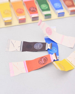 Oil Paint Sticky Tab Notes