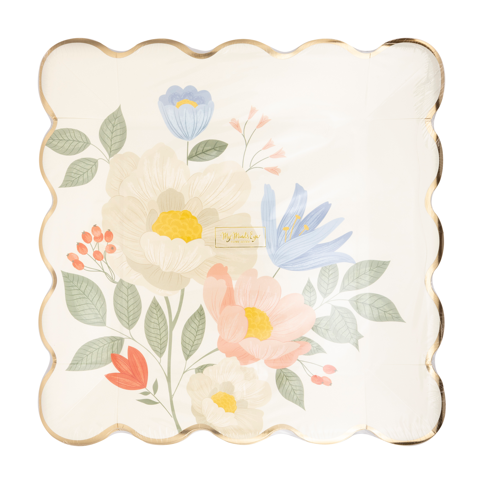 Floral Corner Plate