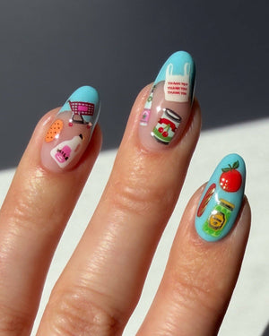 Mini Mart Nail Art Stickers