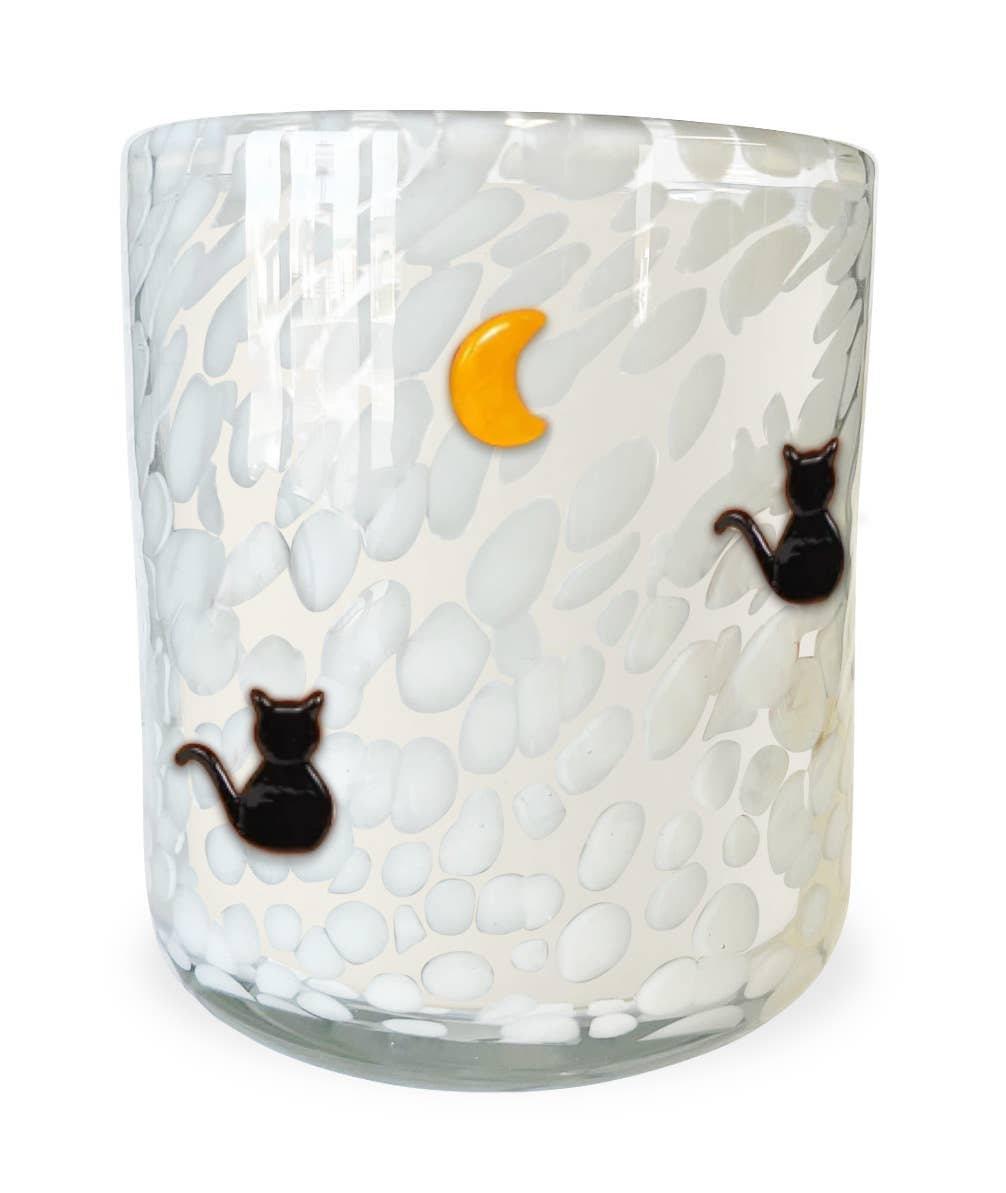 Black Cat & Moon  Icon Candle