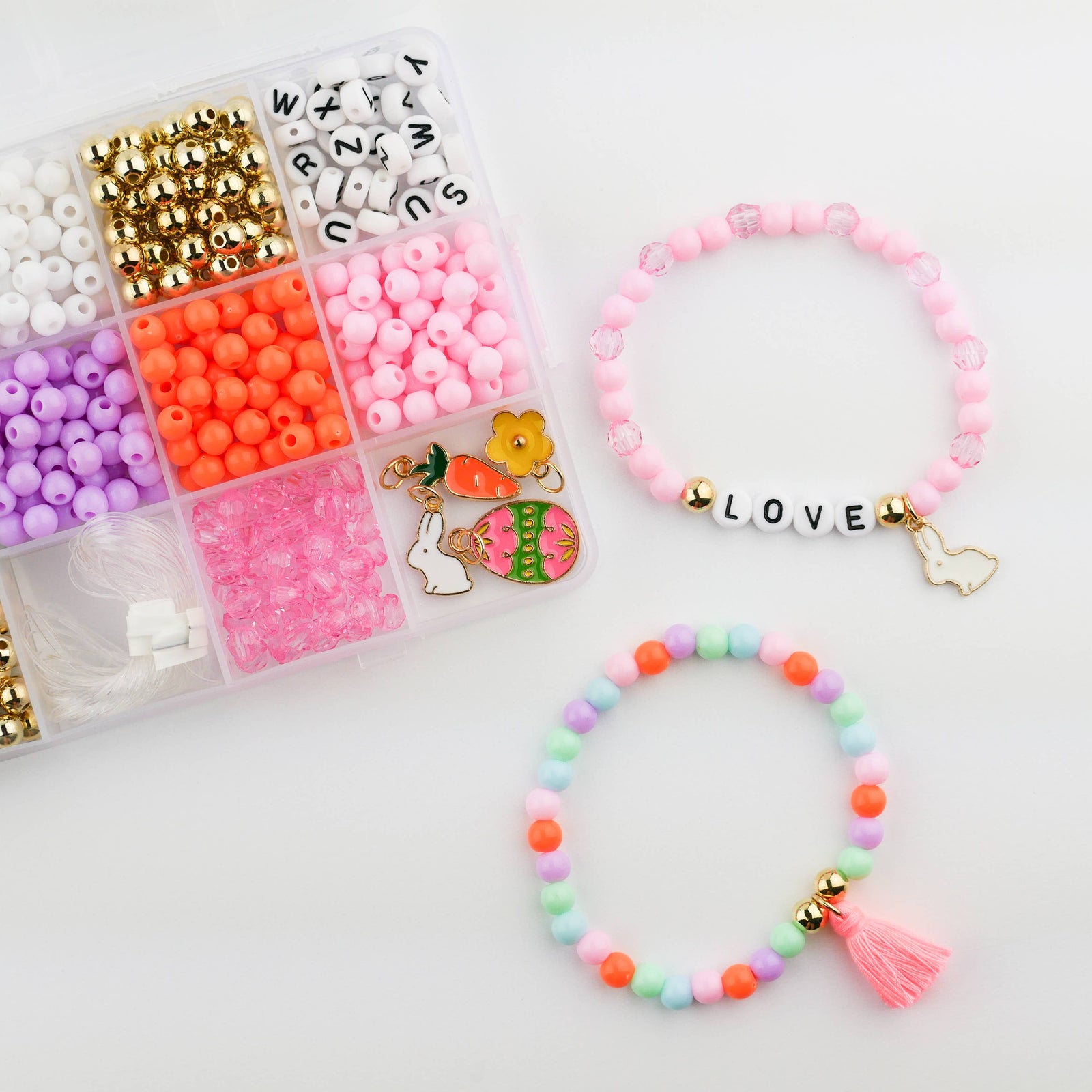 Easter Basket DIY Bunny Bracelet Craft Kit