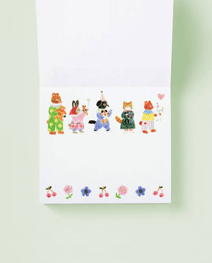 Little Fluffy Friends Block Memo