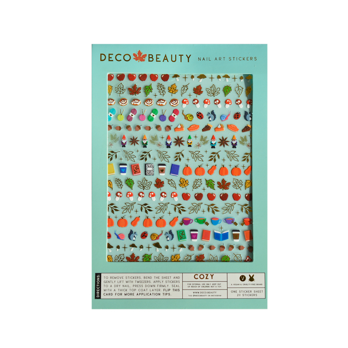 Cozy Nail Art Stickers