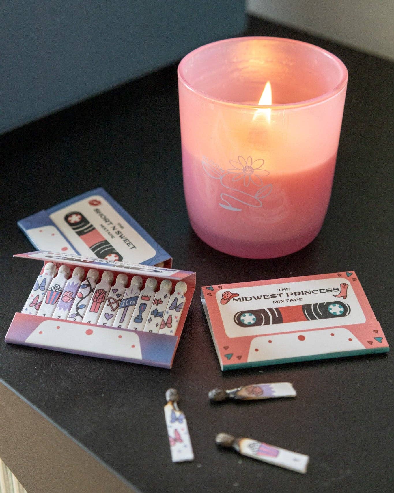 Short n Sweet Mixtape Matchbook