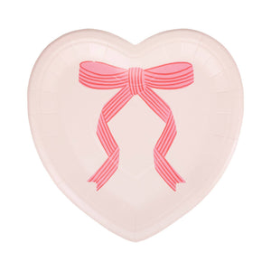 Tied Bow Heart Plate