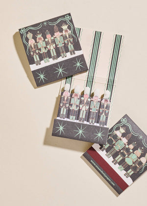 Green Nutcracker Matchbook