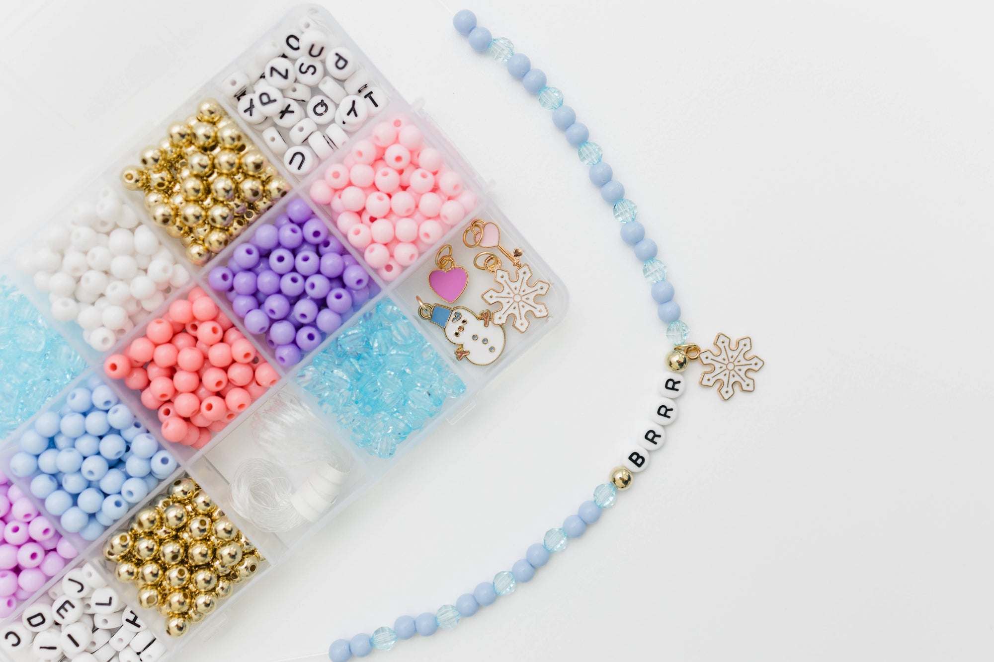 Winter Wonderland DIY Stretchy Bracelet Craft Kit 